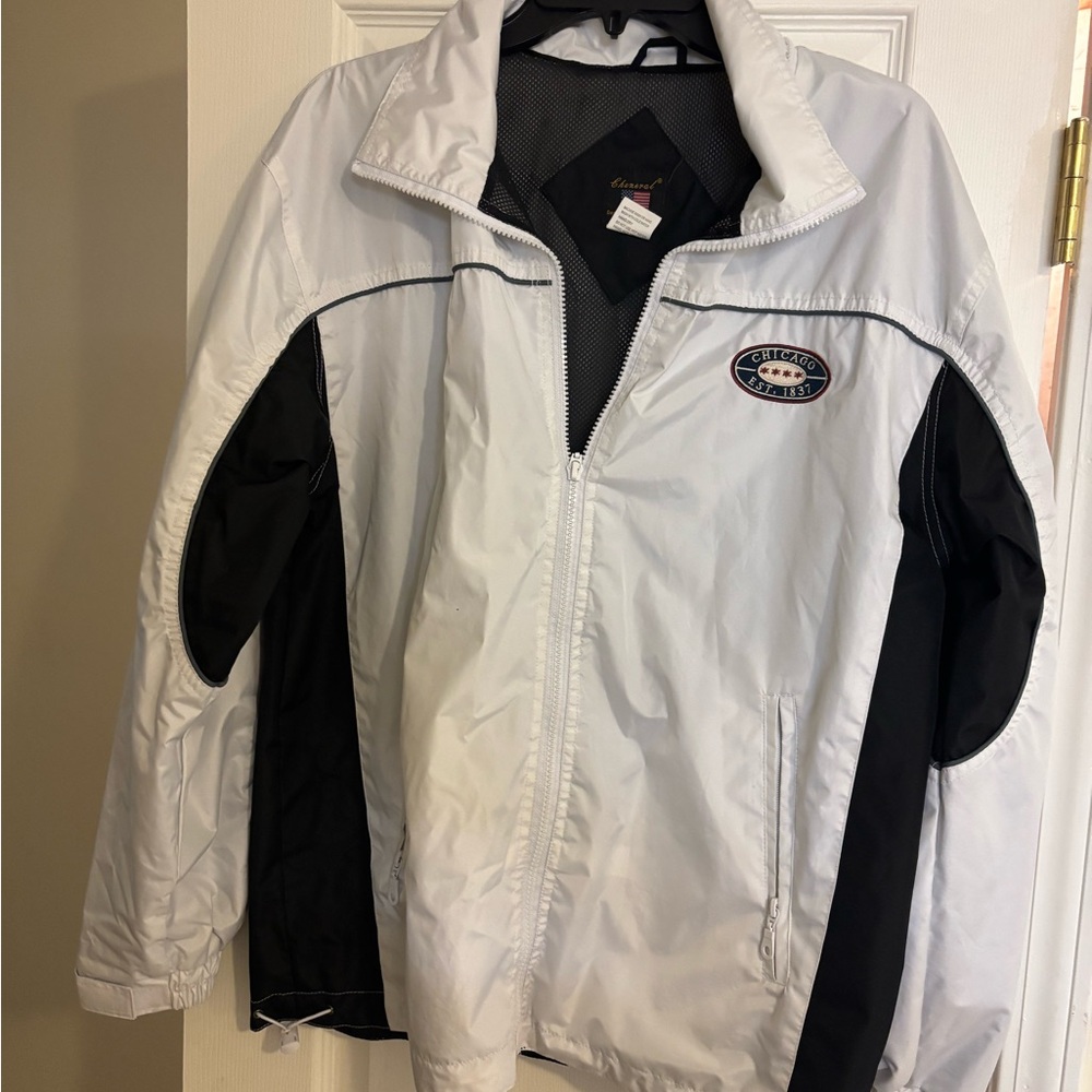 Black and white jacket